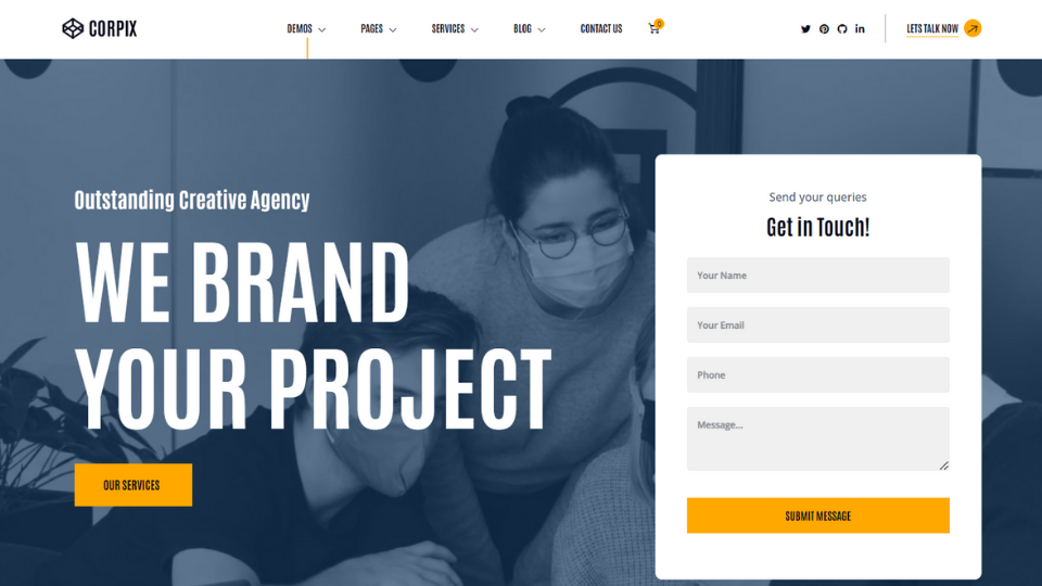 Homepage-Corpix - Agency Business & Consulting (Home 6)