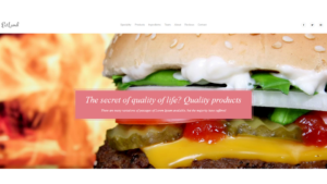 Homepage- EatLand - eCommerce and Delivery Landing Page