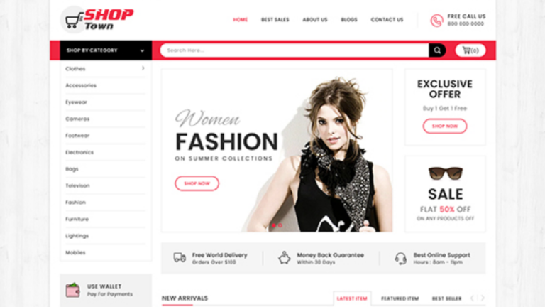 Shop Town - Sectioned Multipurpose Shopify Theme (Box Layout)