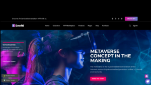 Homepage_ Enefti - NFT Marketplace Theme