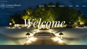 Homepage_Book Your Travel - Online Booking WordPress Theme (Luxury Resort)
