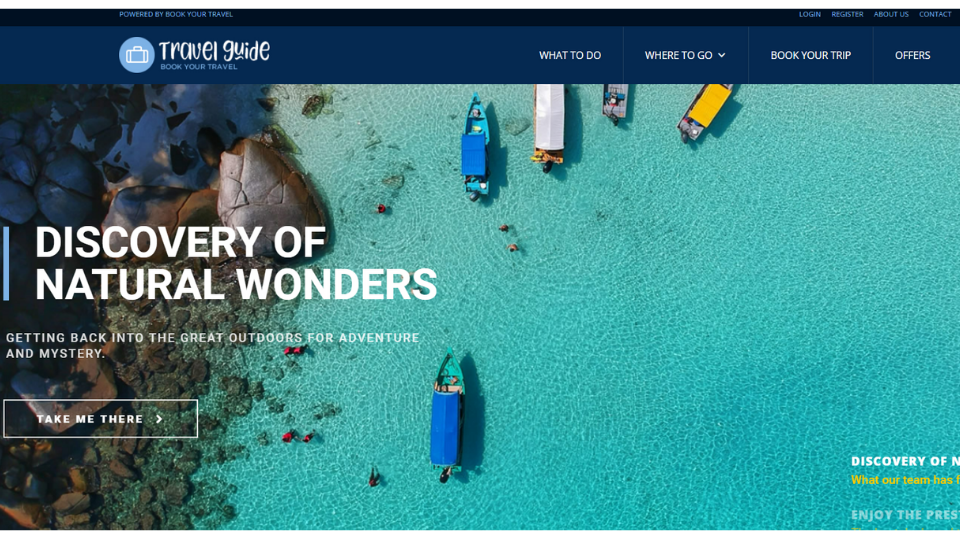 Homepage_Book Your Travel - Online Booking WordPress Theme (Travel Guide)