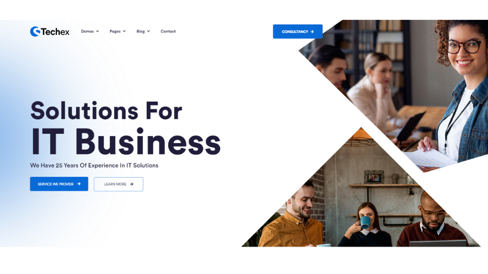 Homepage_Techex - IT Solutions & Technology WordPress Theme